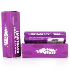 Bateria Efest IMR 18650 3000mah 35A (pack 2)