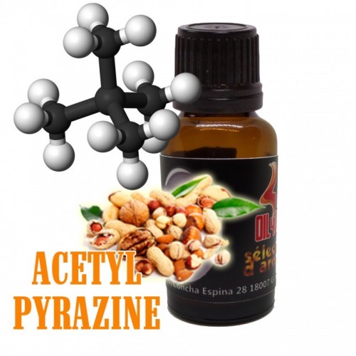 Molecula Oil4Vap Acetyl Pyrazine