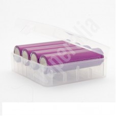 Caja para baterías 4x18650 o 2x26650 Transparente